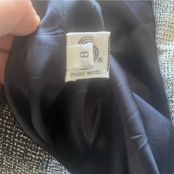 🌸 VINTAGE 70s NWT Jones New York Navy Blazer - Picture 7 of 10